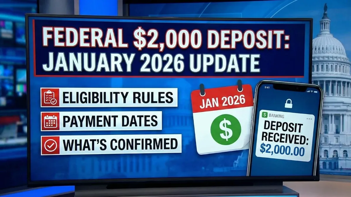 Federal $2,000 Deposit January 2026